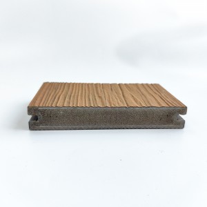 Co-Extruded Metal Composite Decking Outdoor WPC Weather-resistant Flooring Product